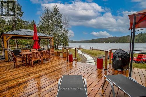 1096 Gravel Pit Rd W, Minden Hills, ON - Outdoor With Body Of Water With Deck Patio Veranda