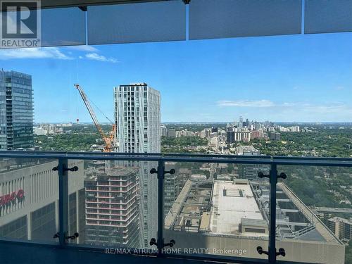 #4809 -1 Bloor St E, Toronto, ON - Outdoor With Balcony With View