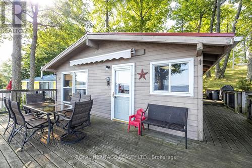 160 Charlie'S Island, Hamilton Township, ON - Outdoor With Deck Patio Veranda With Exterior