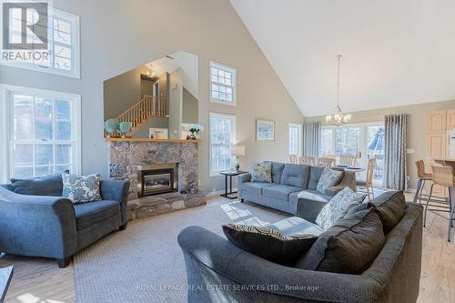 10264 Maplewood Avenue, Lambton Shores, ON - Indoor Photo Showing Living Room With Fireplace