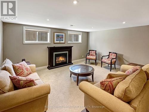 12 Scenic Drive, Belleville, ON - Indoor Photo Showing Living Room With Fireplace