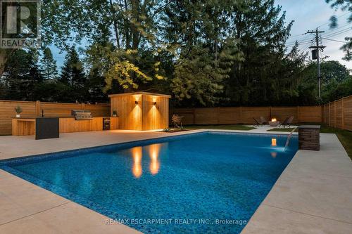 298 Strathcona Dr, Burlington, ON - Outdoor With In Ground Pool With Backyard