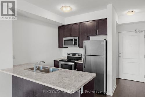 #503 -125 Shoreview Pl, Hamilton, ON - Indoor Photo Showing Kitchen With Stainless Steel Kitchen With Double Sink