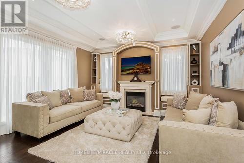 369 Toynevale Road, Pickering, ON - Indoor Photo Showing Living Room With Fireplace