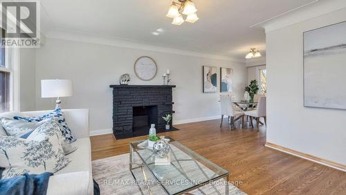 2287 Glenwood School Drive, Burlington, ON - Indoor Photo Showing Living Room With Fireplace