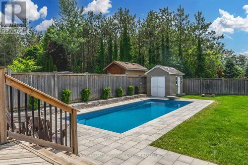104 Penvill Trail, Barrie, ON - Outdoor With In Ground Pool With Deck Patio Veranda With Backyard