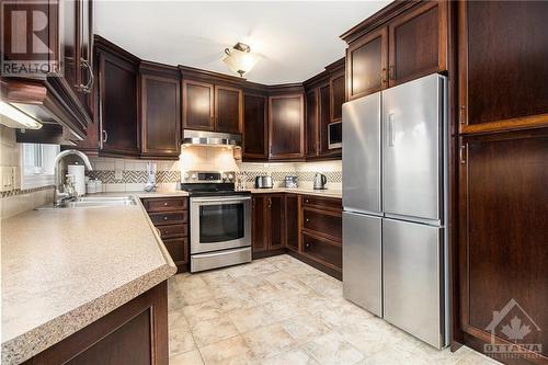 Updated kitchen - 1497 Bourcier Drive, Ottawa, ON - Indoor Photo Showing Kitchen