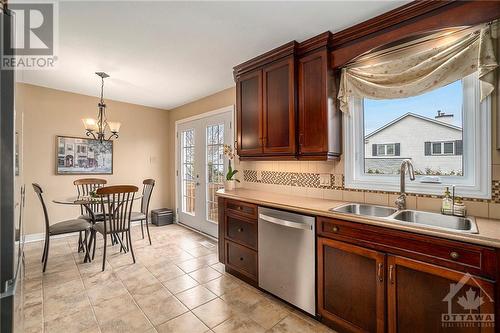1497 Bourcier Drive, Ottawa, ON - Indoor Photo Showing Kitchen With Double Sink