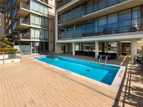 402-708 Burdett Ave, Victoria, BC - Outdoor With In Ground Pool With Balcony