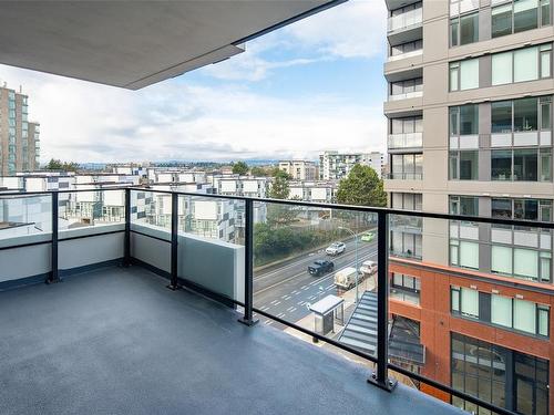 605-363 Tyee Rd, Victoria, BC - Outdoor With Balcony With View With Exterior