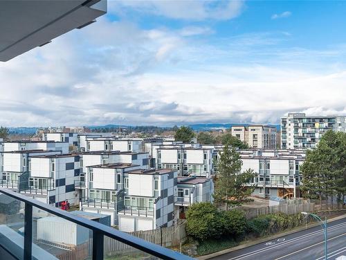 605-363 Tyee Rd, Victoria, BC - Outdoor With Balcony With View
