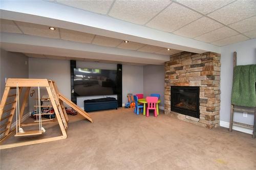 23 Brelus Drive, Dunnville, ON - Indoor With Fireplace