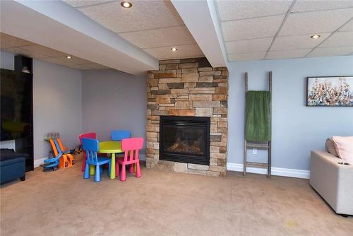 23 Brelus Drive, Dunnville, ON - Indoor With Fireplace