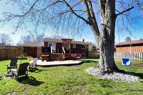 23 Brelus Drive, Dunnville, ON - Outdoor With Deck Patio Veranda With Backyard