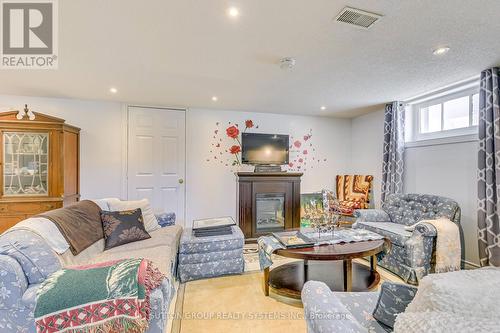 22 Arletta Street, Halton Hills, ON - Indoor Photo Showing Living Room With Fireplace