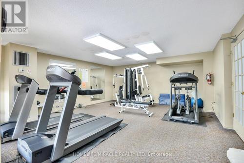 #410 -25 Kensington Rd, Brampton, ON - Indoor Photo Showing Gym Room