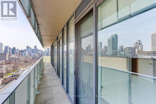 #1804 -200 Bloor St W, Toronto, ON - Outdoor With Balcony With Exterior