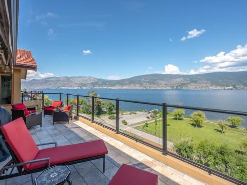 111-14419 Downton Avenue, Summerland, BC - Outdoor With Body Of Water With Deck Patio Veranda With View