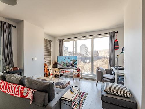 Living room - 802-2300 Rue Tupper, Montréal (Ville-Marie), QC - Indoor Photo Showing Living Room