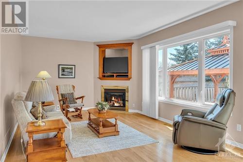 1000 Serenity Avenue, Ottawa, ON - Indoor Photo Showing Living Room With Fireplace
