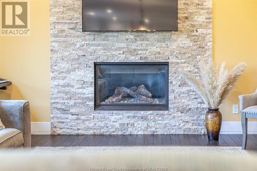 379 Stonebrook, Lakeshore, ON - Indoor Photo Showing Living Room With Fireplace