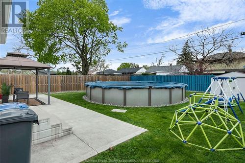 876 Laporte Avenue, Windsor, ON - Outdoor With Above Ground Pool With Backyard