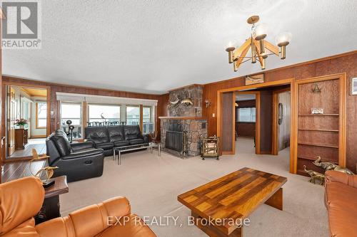 651 Duclos Point Road, Georgina, ON - Indoor With Fireplace