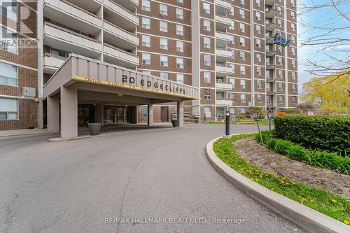 #606 -20 Edgecliffe Gfwy, Toronto, ON - Outdoor With Balcony With Facade