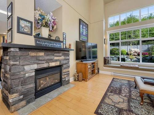 6442 Willowpark Way, Sooke, BC - Indoor Photo Showing Living Room With Fireplace