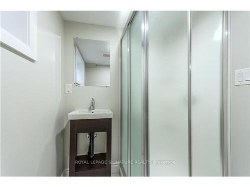 Bsmt-75 Carrick Ave, Hamilton, ON - Indoor Photo Showing Bathroom