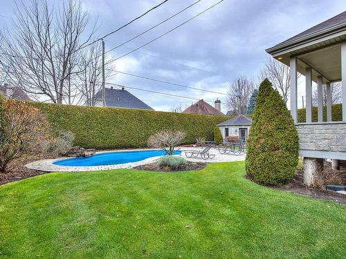 Piscine - 9 Rue D'Amboise, Blainville, QC - Outdoor With In Ground Pool With Backyard