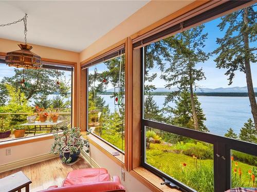 2565 Islands View Dr, Gabriola Island, BC - Outdoor With Body Of Water With Deck Patio Veranda With View