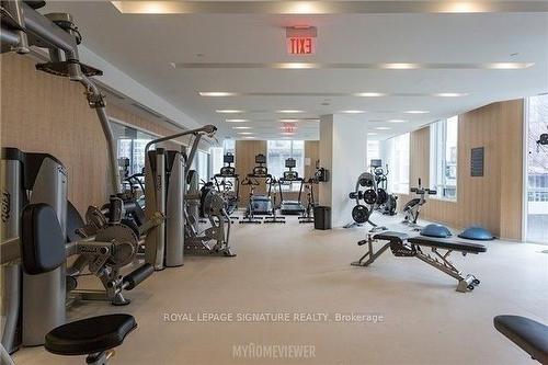 4005-45 Charles St E, Toronto, ON - Indoor Photo Showing Gym Room