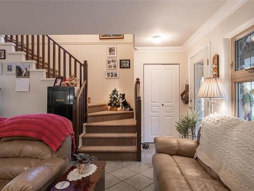 27 Nathan Road, Enderby, BC - Indoor With Fireplace