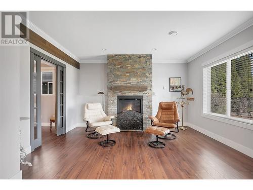 12970 Lake Hill Drive, Lake Country, BC - Indoor With Fireplace