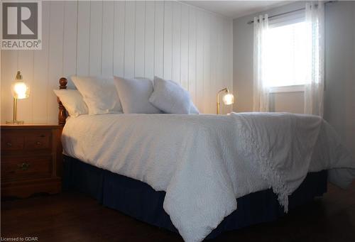 Primary Bedroom with Laminate Flooring - 83 Danville Avenue, Acton, ON - Indoor Photo Showing Bedroom