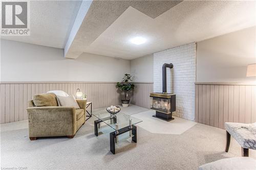 Cozy Gas Fireplace and Warm Broadloom - 83 Danville Avenue, Acton, ON - Indoor