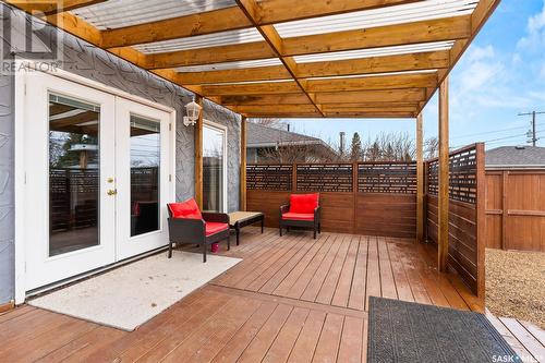 17 Halleran Crescent, Regina, SK - Outdoor With Deck Patio Veranda With Exterior
