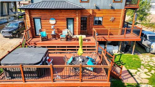 16 Lakeview Drive, Lac Des Iles, SK - Outdoor With Deck Patio Veranda With Exterior