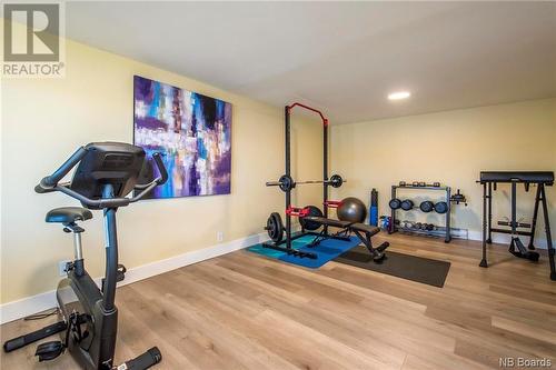 172 Meadow Drive, Darlings Island, NB - Indoor Photo Showing Gym Room