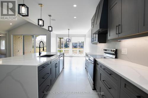 99 Optimist Drive, Southwold (Talbotville), ON - Indoor Photo Showing Kitchen With Double Sink With Upgraded Kitchen