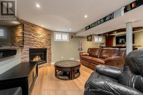 48 Regan Cres, Halton Hills, ON - Indoor With Fireplace
