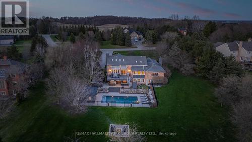 8 Coates Hill Court, Caledon, ON - Outdoor With In Ground Pool With Deck Patio Veranda With View