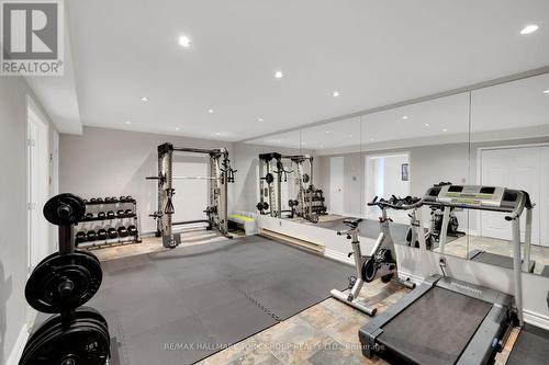 8 Coates Hill Crt, Caledon, ON - Indoor Photo Showing Gym Room
