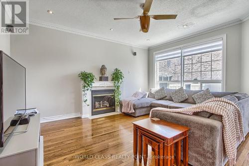 7 Delphinium Avenue, Richmond Hill, ON - Indoor Photo Showing Living Room With Fireplace