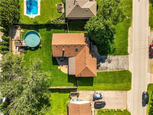 13 Brant Street E, Cayuga, ON - Outdoor With Above Ground Pool With Backyard