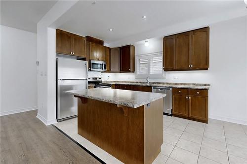 63 Chamomile Drive, Hamilton, ON - Indoor Photo Showing Kitchen With Double Sink