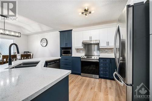 45 Louis Riel Street, Embrun, ON - Indoor Photo Showing Kitchen With Stainless Steel Kitchen With Double Sink With Upgraded Kitchen