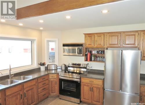 Wiens Acreage, Laird Rm No. 404, SK - Indoor Photo Showing Kitchen With Stainless Steel Kitchen With Double Sink