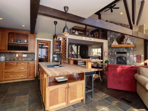 1149 Little Shuswap Lake Road, Chase, BC - Indoor With Fireplace